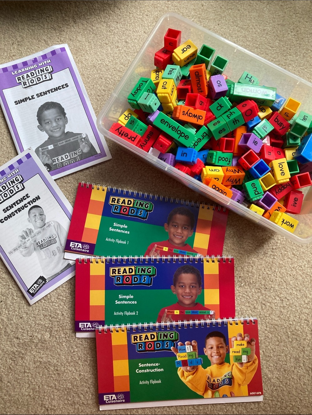 Reading Rods Bundle Simple Sentences Kit